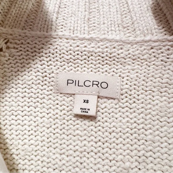 Anthropologie Pilcro Fish Icon Zip-Up Sweater - Picture 6 of 8
